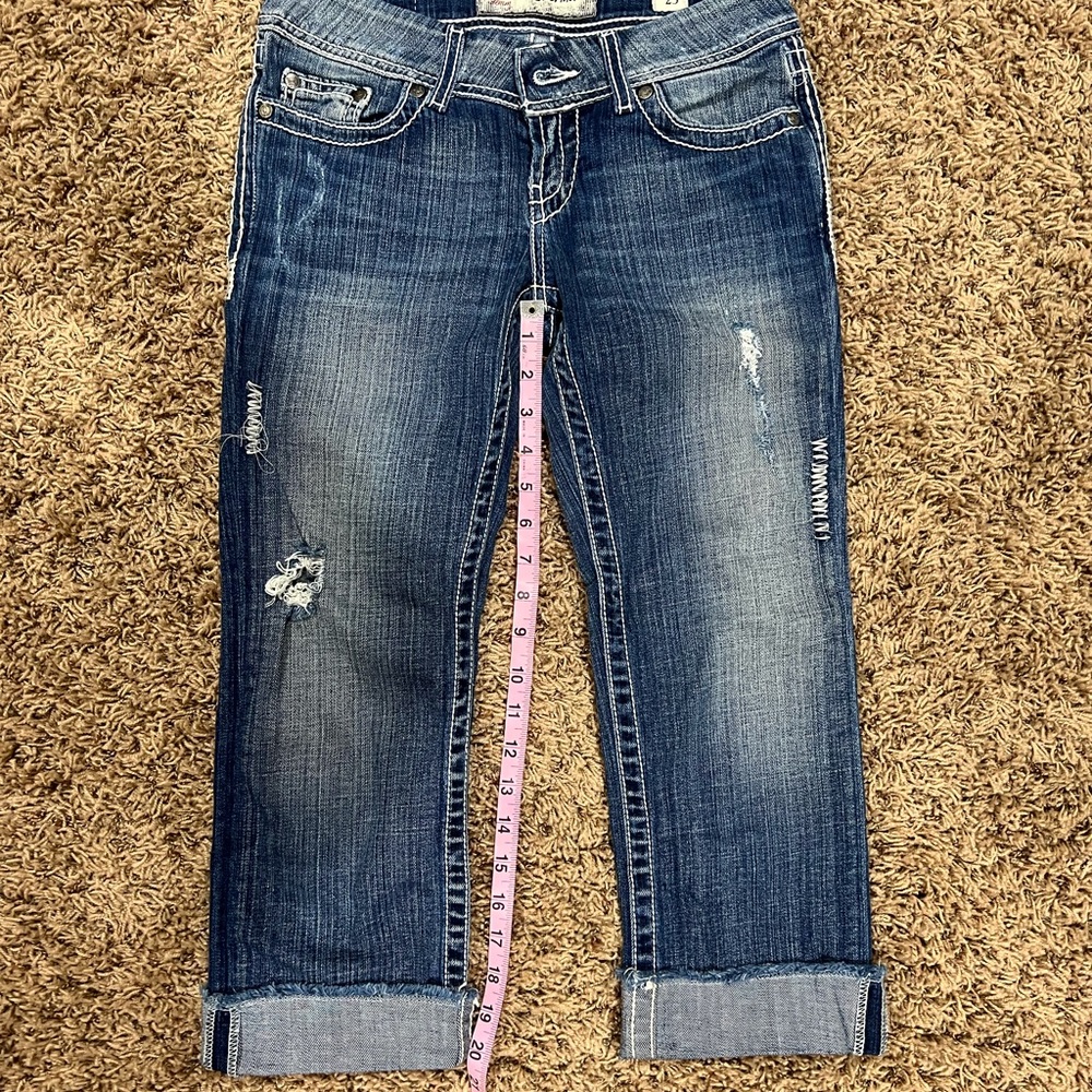 BKE Jeans Womens Sabrina Capri Size 25